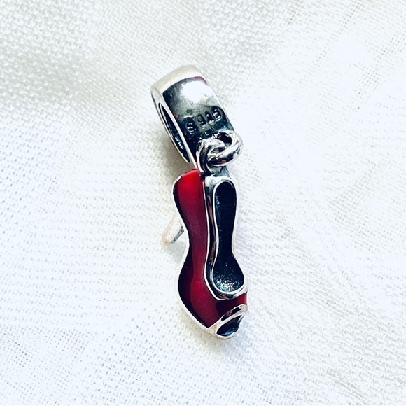 👠 NWOT Red High Heel Shoe Charm - Picture 2 of 13